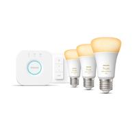 Philips Hue White Ambiance Kit de inicio: 3 bombillas inteligentes E27 (1100) + regulador de intensidad