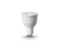 Philips Hue White and Color Ambiance - Bombilla LED individual (1 x 6.5 W, GU10, iluminación inteligente - bombilla que cambia de color, compatible con Apple Home Kit y Google Home)