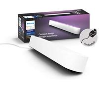 Philips Hue - Barra de luz, Hue Play, Luz blanca y colores, Compatible con Alexa y Google Home, Blanco - 1 Unidad