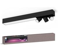 Philips Hue downlight LED Centris negro de 3 luces RGB CCT