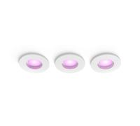 Philips Hue White & Color Ambiance Pack de 3 focos empotrables Xamento - Blanco
