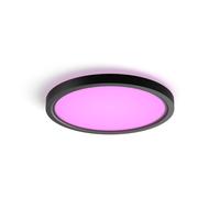 Philips Hue White & Color Ambiance Panel de techo LED Tento WCA redondo de 29,1 cm negro - Negro