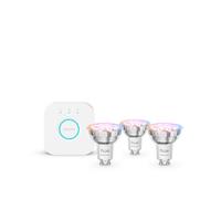 Philips Hue White & Color Ambiance Starter kit Essential: 3 bombillas inteligentes GU10 (345 lm)