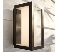 Philips Hue Impress Aplique exterior negro LED inteligente, luz blanca y de colores, compatible con Amazon Alexa, Apple HomeKit y Google Assistant