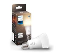 Philips Hue White E27 LED bulb, 1100lm, warm white, dimmable, controllable via app, compatible with Amazon Alexa (Echo, Echo Dot), pack of 1, old generation