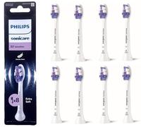 Philips HX6058/87 - Juego de 8 cabezales de cepillo S2 blanco