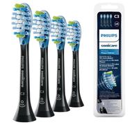 Philips HX9044/33 Pack 4 cabezales Sonicare Premium Plaque Control Negro con tecnología RFID y BrushSync mode