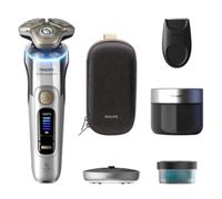 Philips i9000 Prestige Ultra, Afeitadora Eléctrica Hombre, Máquina de Afeitar Barba en Seco y Mojado, Tecnología SkinIQ Pro, Base de Carga, Recargable, Estuche Premium, Centro de limpieza, XP9404/31
