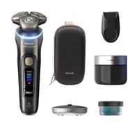 Philips i9000 Prestige Ultra, Afeitadora Eléctrica Hombre, Máquina de Afeitar Barba en Seco y Mojado, Tecnología SkinIQ Pro, Base de Carga, Recargable, Estuche Premium, Centro de limpieza, XP9405/31