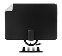 Philips Indoor Switch TV Antenna, Reversible Black White Finish, Home Decor, Long Range Digital HDTV Antenna, Smart TV Compatible, 4K 1080P VHF UHF, 10ft. Coaxial Cable Included, SDV2226N/27