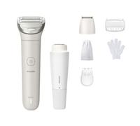 Afeitadora Philips Serie 8000 - Afeitadora sin cable para uso en seco y en mojado, sistema de 3 cuchillas, luz LED, para la cara, las piernas, el cuerpo y la zona del bikini, Modelo BRL159/00