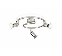 PHILIPS LAMPADA DA SOFFITTO LIMBALI FARETTO 3 LUCI NICKEL IN METALLO SPIRALE ORIENTABILI SENZA LAMPADINA NICKEL 5030317E7
