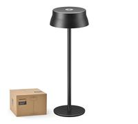 PHILIPS - Lámpara de mesa inalámbrica, escritorio LED portátil para exterior, alimentada por batería recargable, 2 alturas ajustables, control táctil y 3 colores con atenuación continua, impermeable