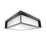 PHILIPS Lámpara de pared exterior / lámpara de techo Max 2 x 14 W, lámpara exterior resistente al agua IP44, lámpara de pared exterior antracita, moderna lámpara de pared para exteriores, casquillo