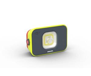 Philips lámpara de Trabajo LED Xperion 6000 Flood, proyector LED Recargable con Zoom y luz Regulable, 1000 LM, detección de Movimiento, función de batería Auxiliar