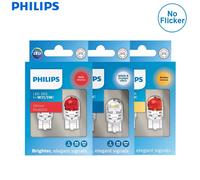 Philips-Lámpara LED W21/5W 7443 T20 Ultinon Pro6000, luz roja, blanca y ámbar, dos contactos, señal de giro automática Original, 11066 libre de errores