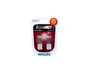 PHILIPS Lámpara P21W VisionPlus halógena para HYUNDAI: Sonata, Getz, Santa Fe, Plaza, Tucson, Pony, i20, Sonica, H100, Accent, Santamo (Ref: 36318030)