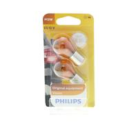 PHILIPS Lámpara PY21W P21W halógena para VOLKSWAGEN: Sharan, Tiguan, New Beetle, Eos, Polo, LT, Golf, Phaeton, Passat, Transporter (Ref: 12496NAB2)