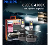 Philips Ultinon Rally H1 H4 H19 H7 H18 faro LED para coche H8 H11 H16 HB3 HB4 HIR2 180W 15000LM alta potencia 6500K luces blancas frías