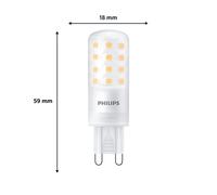 Philips LED bi-pin, G9, 4W, mate, 480lm, 2.700K, atenuable True