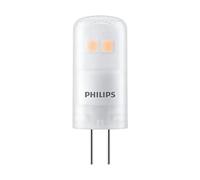 PHILIPS LED Bombilla estándar, recambio halógenas de 10 W, casquillo G4, luz blanca cálida de 2700 K, pack de 2