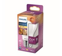 Philips LED - Bombilla LED Clásica, A60 E27, Luz Blanca Cálida Regulable, 100W