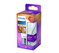 Philips LED - Bombilla LED Clásica, A60 E27, Luz Blanca Cálida Regulable, 40W