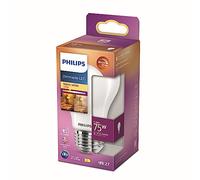 Philips LED - Bombilla LED Clásica, A60 E27, Luz Blanca Cálida Regulable, 75W