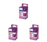 PHILIPS LED - Bombilla LED Clásica, Foco LED, GU5. 3, Luz Blanca Cálida, 35W (Paquete de 3)