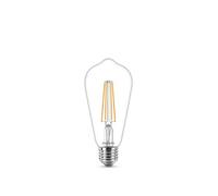 Philips LED - Bombilla LED Clásica, ST64 E27, Luz Blanca Cálida Regulable, 40W, Pack de 2 Bombillas LED