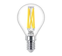 Philips LED - Bombilla LED Clásica Vela y Brillo, P45 E14, Luz Blanca Cálida Regulable, 40W