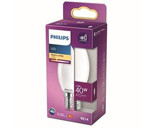 Philips LED Classic Lampe E14, Kerzenfor