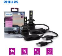 Philips-bombillas LED Ultinon Rally 3551 para faros delanteros de coche, luz blanca de 6500K, potencia máxima de 50W, 4500LM, H4, H7, H11, HB3, HB4, HIR2, 2X
