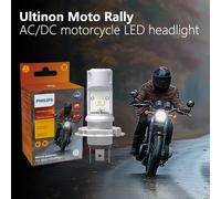 Philips LED HS1 faro de Motor 6500K lámpara blanca LED brillante motocicleta luz alta y baja bombilla de Moto 12V PX43t 11636UMRX1