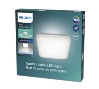 Philips led techo malva 24w 43x43x7.5cm blanco metal (4000k)