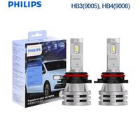 Philips LED Ultinon Pro3101 HB3 HB4 9005 9006 12/24V P20d P22d 48W 6000K Luz blanca para coche Lumileds de haz alto y bajo 11005U3101X2