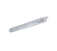 Philips Ledinaire - Pantalla Estanca LED 600 mm para 1 Tubo, Carcasa Vacía de Policarbonato, IP65 Hermética al Polvo y Agua, IK08 Antigolpes, Clase II