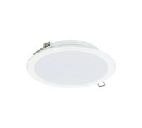 Philips Ledinaire - Slim Downlight LED Redondo Empotrable 19W, Ø 22,5cm, 2000lm, Luz Blanca Neutra 4000K, Haz ancho, IP40, IK03, Diseño Slim (de baja altura), Blanco. Cocina, Baño, Pasillo y Oficinas.