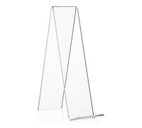 Philips Lighting 10 Piezas VITAdisplays Expositor Inclinado, Soporte de Libros, Soporte de Productos como Soporte de Libros y Expositor de PLEXIGLAS Original (Transparente, 20,0 cm)