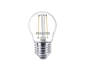 Philips Lighting 76329900 LED Clase energética E) E27 Forma de gota 2W = 25W Blanco cálido (Ø x L) 4,5 cm x