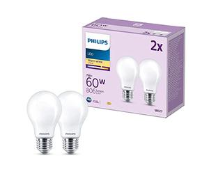 Philips Lighting 929001243092 Bombilla LED, Blanco Cálido, Pack 2 Bombillas