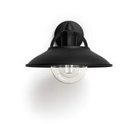 Philips - Cormorant wall lantern black 1x42W 230V