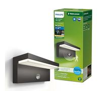 Philips Lighting Aplique pared exterior, 3.8 W, Blanco cálido, con sensor de movimiento