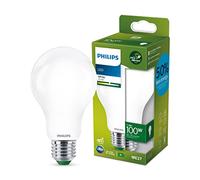 Philips Lighting - Bombilla Led Ultraeficiente 7,3w (Eq. 100w) E27 A70, Luz Cálida (3000K) - Et. Energética A