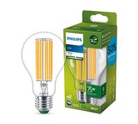 Philips Lighting - Bombilla Led Ultraeficiente filamento 5.2w (Eq. 75w) E27 A70, Luz Cálida (3000K) - Et. Energética A