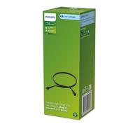 Philips Lighting: Cable Negro Exterior 2m GardenLink, bajo Voltaje, Negro, 24V, Resistente al Agua IP67