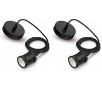 Philips Lighting - CORD/modern/E27/black 1CT EU RF (Paquete de 2)