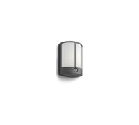 Philips myGarden Stock - Aplique con sensor de movimiento, iluminación exterior, aluminio, luz blanca cálida, color antracita