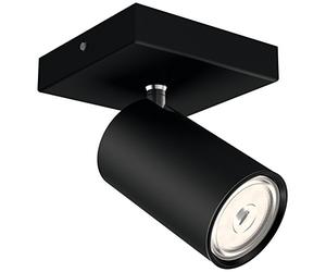 PHILIPS Lighting myLiving Foco iluminación interior GU10, negro, sin bombilla