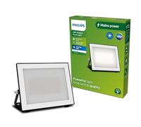 PHILIPS Lois Foco Reflector LED Exterior sin Sensor Movimiento 4500lm Negro | 50W, 3000K, Ultraeficiente, Luz Blanca Diurna, Iluminación Potente, Revestimiento PowerShield, IP65, para Garajes y Porches